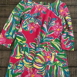 Lilly Pulitzer Dress M 3/4 Sleeves
